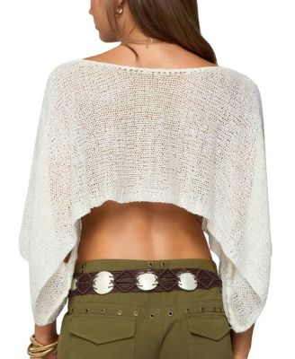 Laline Oversized Knit Crop Top