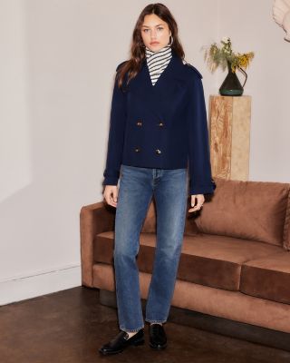 Chelsea Cropped Trench Coat 