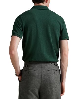 Custom Slim Fit Mesh Polo Shirt