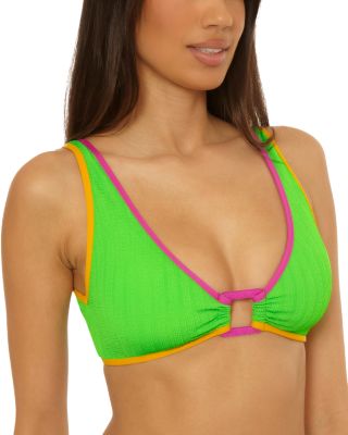 Crinkle Crush Tatum Bralette Bikini Top & Crinkle Crush Demi Side Tie Bikini Bottom