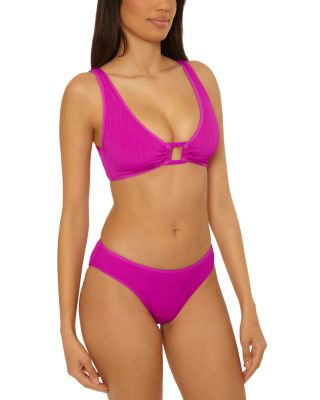 Crinkle Crush Tatum Bralette Bikini Top &amp; Crinkle Crush Adela Hipster Bikini Bottom