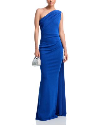 Zenab One Shoulder Sash Gown