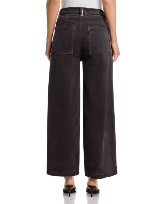 Virginia High Rise Corduroy Jeans in Charcoal