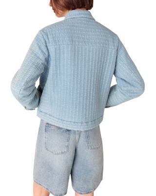 Quilted Chambray Jacket
