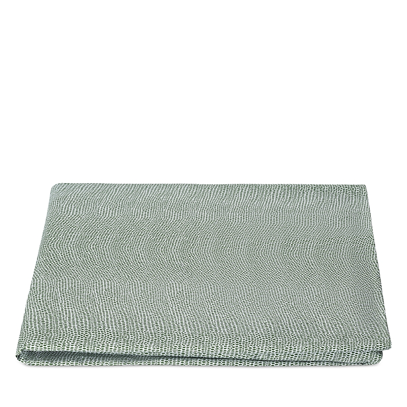 Matouk Jasper Fitted Sheet, Full In Green