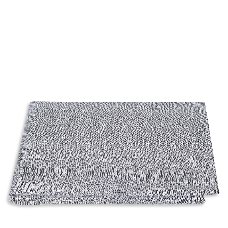 Matouk Jasper Fitted Sheet, Full In Gray