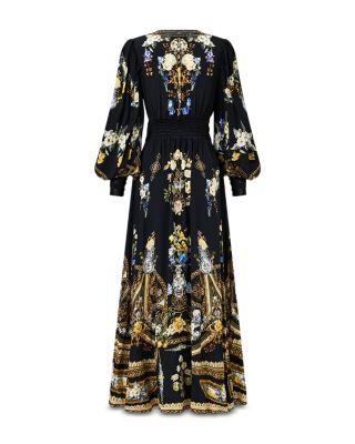 Silk Pleated Waist Dress