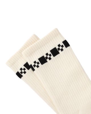 Embroidered Fine Knit Socks