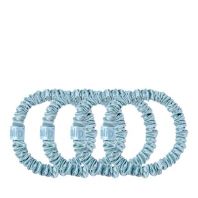 Pure Silk Back to Basics Skinny Scrunchies, Set of 4