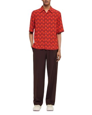 Loose Fit Rope Print Shirt