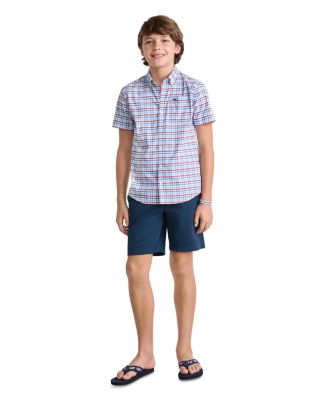 Boys&#39; Road Town Tattersall Performance Short Sleeve Shirt - Little Kid, Big Kid