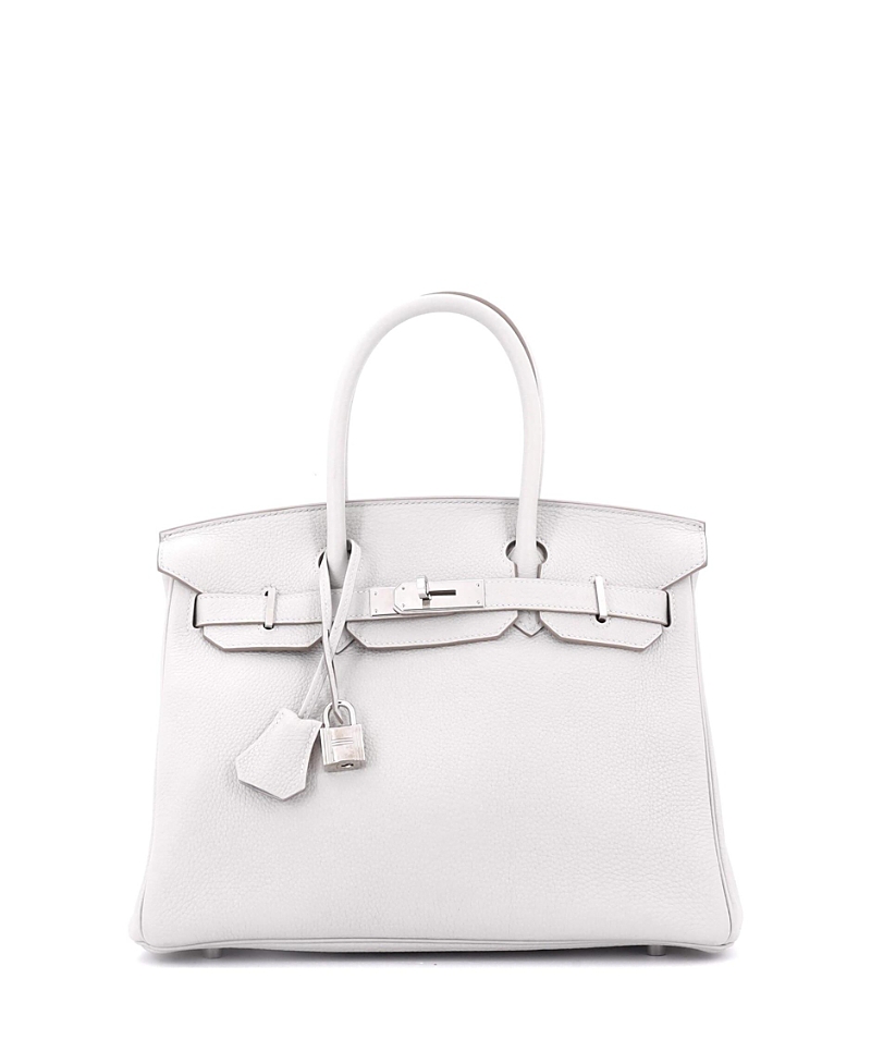 Pre-owned Pre-owned Hermes Hermes Birkin 30 Handbag Grey Togo With Palladium Hardware In Gray