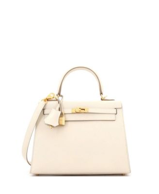 Pre-Owned HERMÈS - Kelly 25 Handbag Light Epsom with Gold Hardware