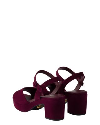 Women's Padded Suede Sandals