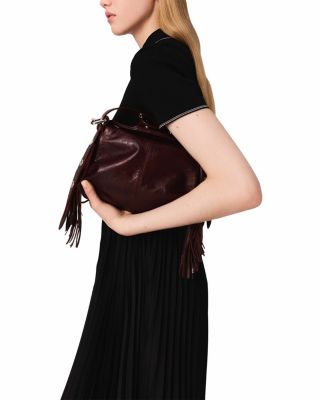 Polo Collar Pleated Maxi Dress