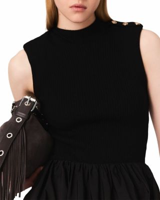 Bubble Hem Mini Dress