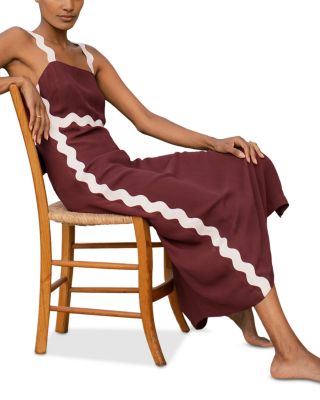 Asher Wave Craft Midi Dress