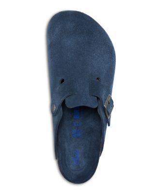 Men's Boston Clogs in Dark Blue 