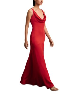 Vanessa Cowl Neck Maxi Dress