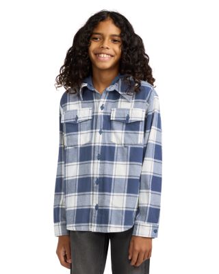 Boys' Abercrombie & Fitch Hooded Flannel Shirt - Little Kid, Big Kid