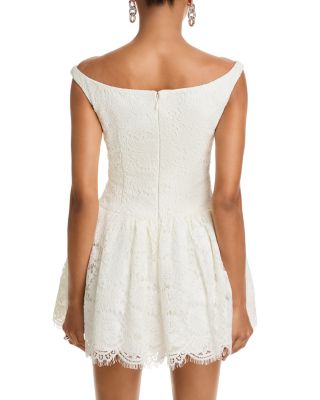 Floral Lace Mini Dress