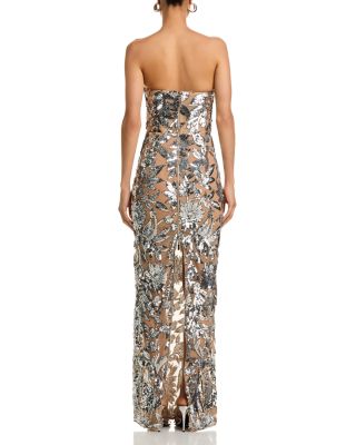 Dahlia Dark Silver Gown