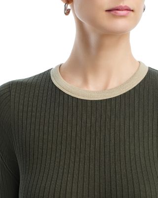 The Knit Contrast Ringer Tee