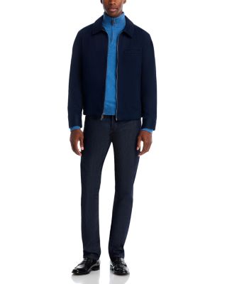 River Blue Cashmere Quarter-Zip Sweater - Exclusive