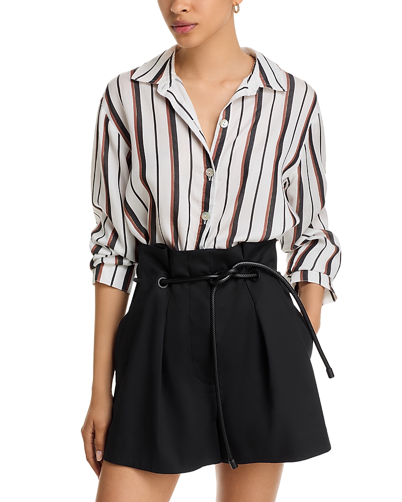 Bella Dahl Boyfriend Button Down Shirt In Multi