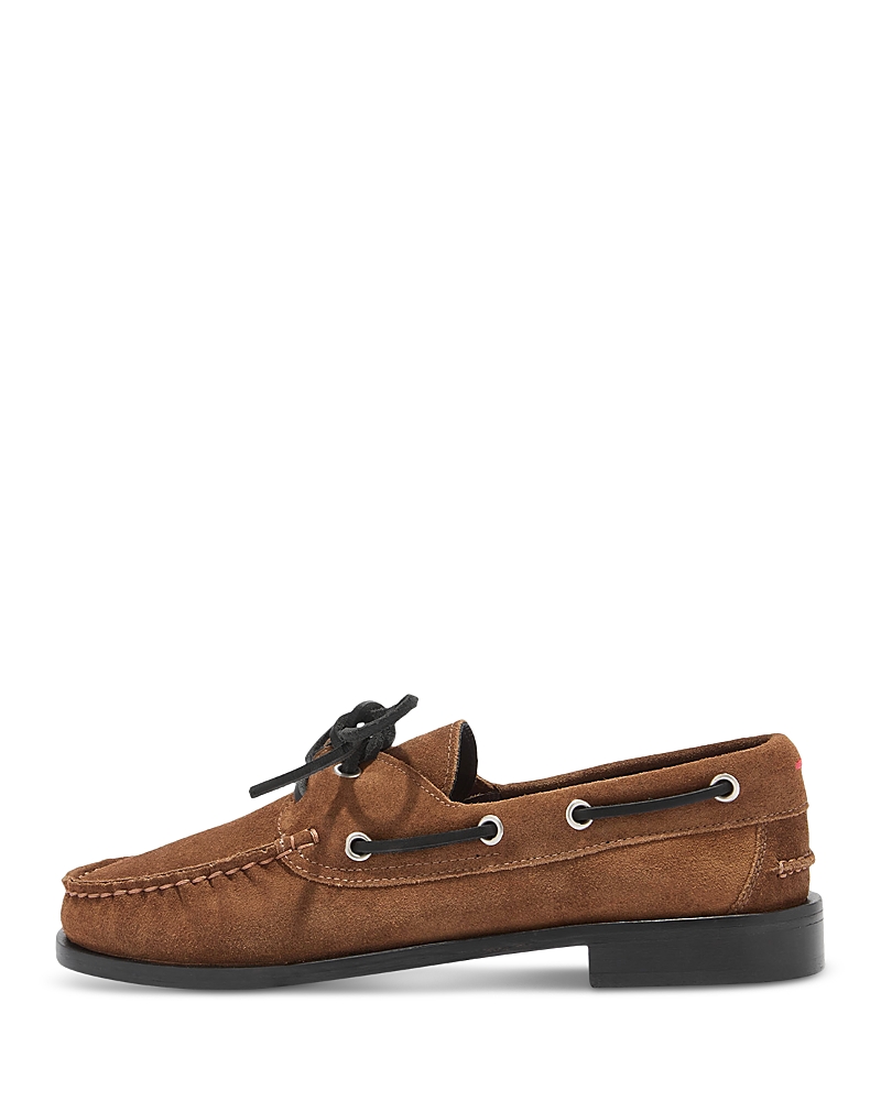 Aeyde Harris Cow Suede Leather Tobacco Loafers Tobacco In Brown