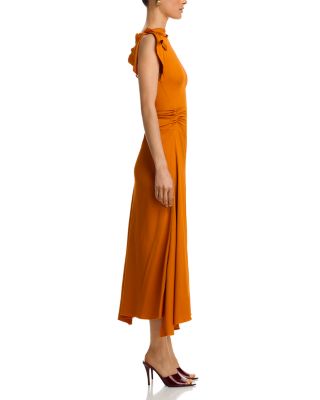 Drape Sleeve Mid Dress