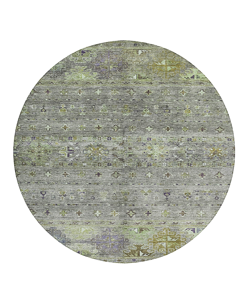 Dalyn Rug Company Dalyn Karaj Kj5 Round Area Rug, 8' X 8' In Green