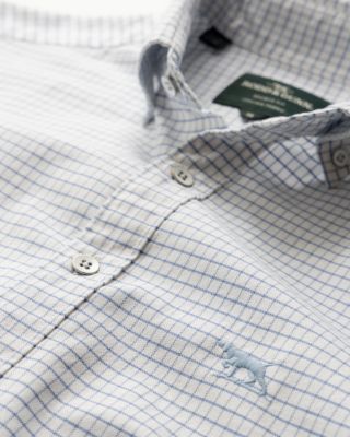 Slim Fit Gunn Check Oxford 5 Long Sleeve Shirt