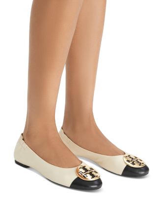 バレエ Tory Burch shoes Tory Burch Women's Claire Cap Toe Ballet Flats | Bloomingdale's