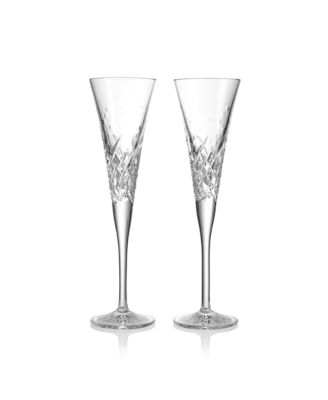 Waterford - Wishes "Happy Celebrations" Toasting Flutes, Set of 2
