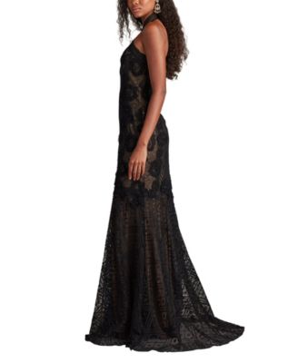 Lakota Embroidered Halter Gown