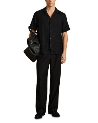 Beldi Oversized Textured Camp Shirt