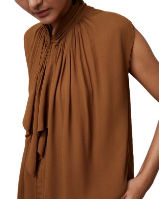 Lucy Ruffle Sleeveless Top