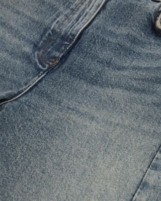 Petites Molly High Rise Barrel Jeans in Mid Blue