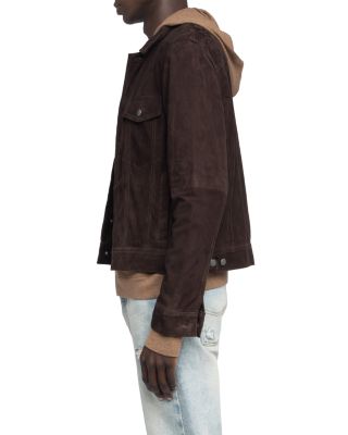 Bases Light Suede Trucker Jacket