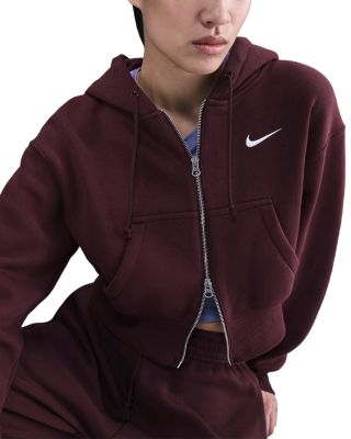 Fleece Cropped Hoodie