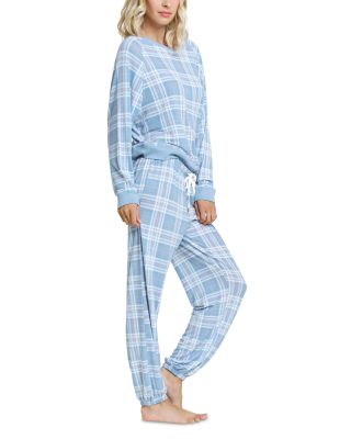 Star Seeker Lounge Set in Chambray Plaid