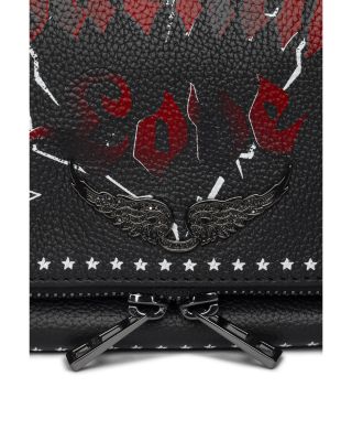 Rock Grained Leather Punk Bag