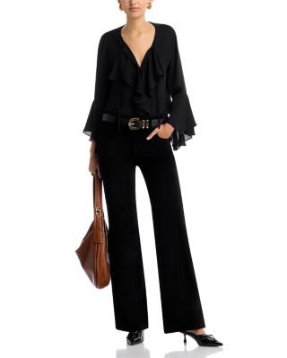 Turner Silk Ruffle Blouse