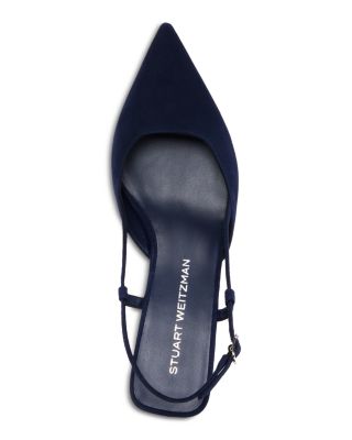 Women&#39;s Vinnie 50 Slingback Suede Pumps