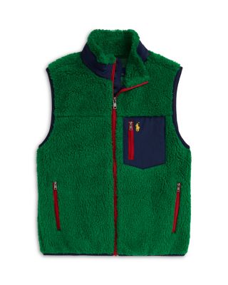 Boys' Teddy Fleece Hybrid Vest - Big Kid