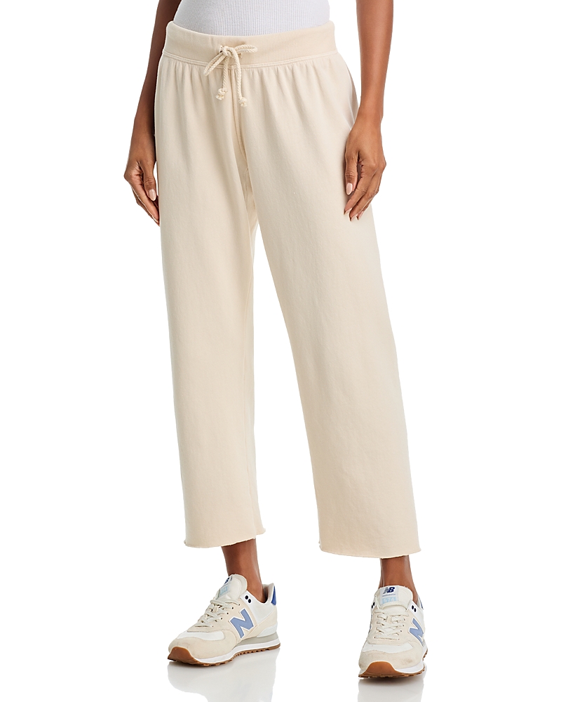 Perfectwhitetee Jamaica Beach Fleece Pants Sugar In Neutral