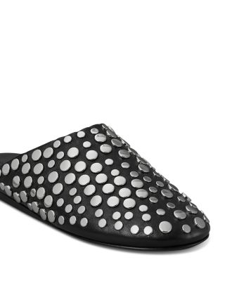Women's Studded Mule Flats