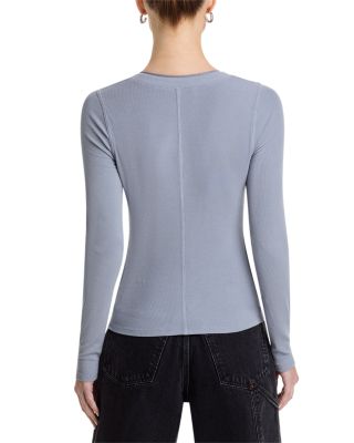 The Mesh Trim Rib Henley 