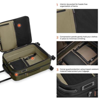 ZDX Essential Domestic Spinner Carry On Bag